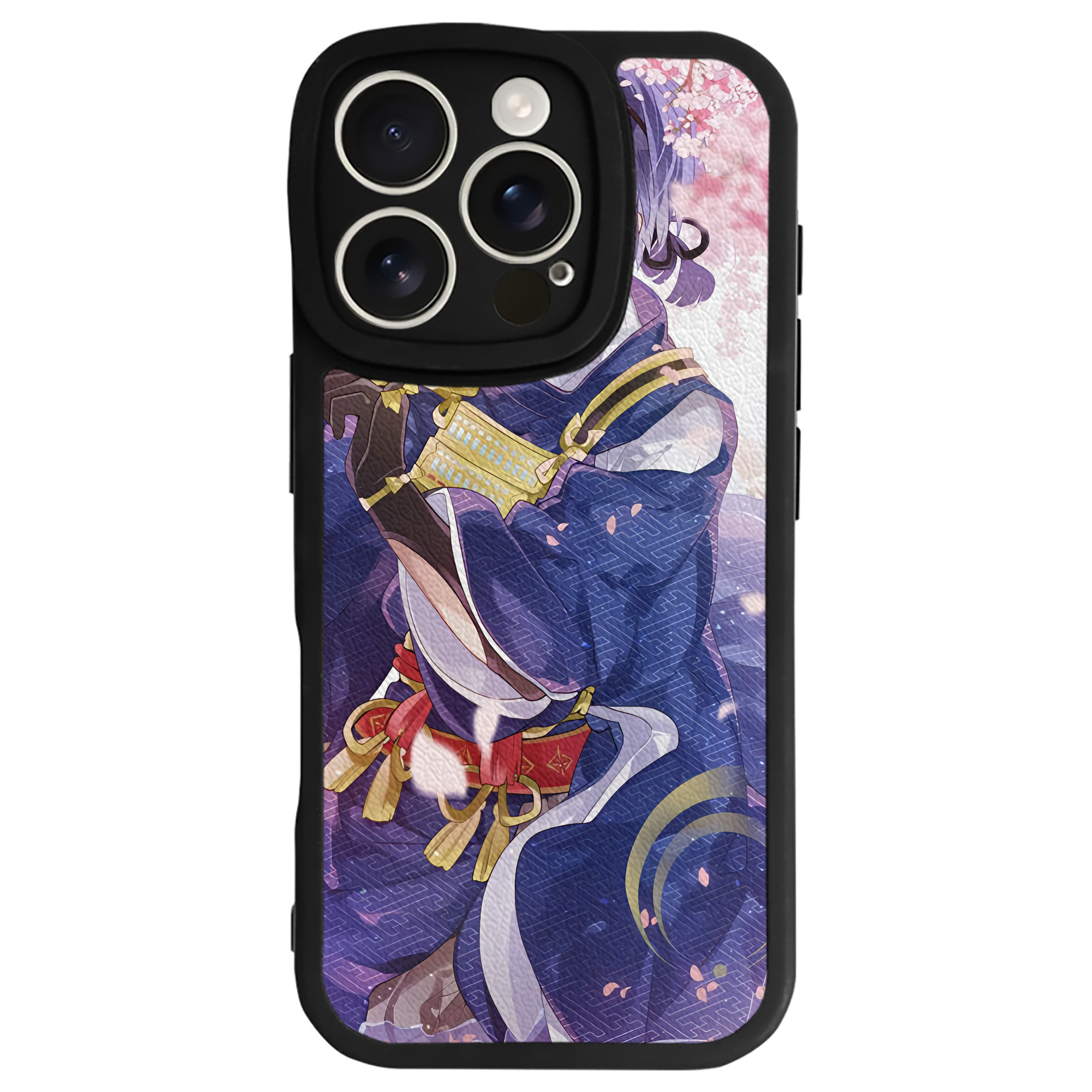 （画像用） 刀剣乱舞 Touken Ranbu 【iPhone 16シリーズ対応】シリコンスマホケース（レザー調） 材質：シリコン